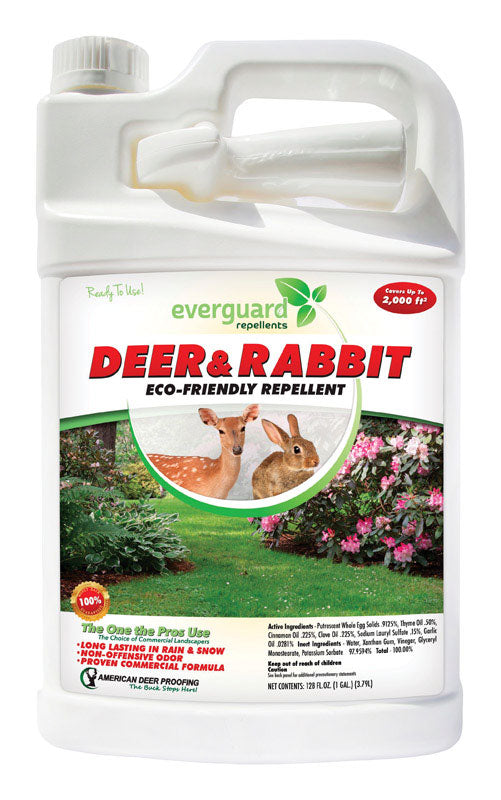 EVERGUARD REPELLENTS - Everguard Repellents Animal Repellent Spray For Deer and Rabbits 1 gal - Case of 4