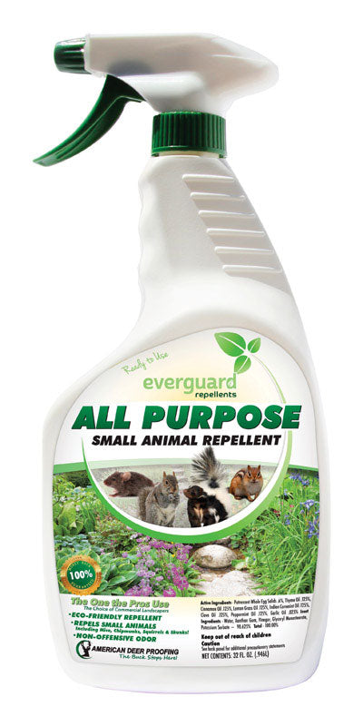 EVERGUARD REPELLENTS - Everguard Repellents Animal Repellent Spray For Most Animal Types 32 oz - Case of 12