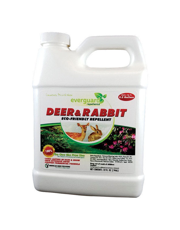 EVERGUARD REPELLENTS - Everguard Repellents Animal Repellent Concentrate For Deer and Rabbits 32 oz - Case of 6