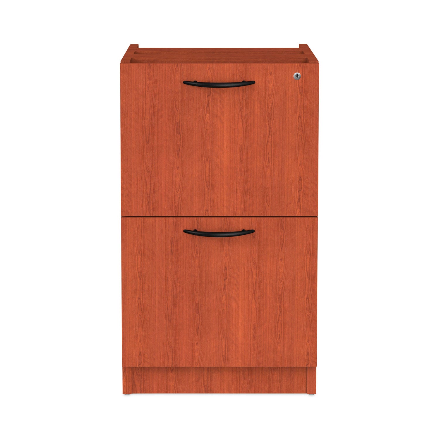 Alera Valencia Series Full Pedestal File, Left/right, 2 Legal/letter-Size File Drawers, Medium Cherry, 15.63" X 20.5" X 28.5"