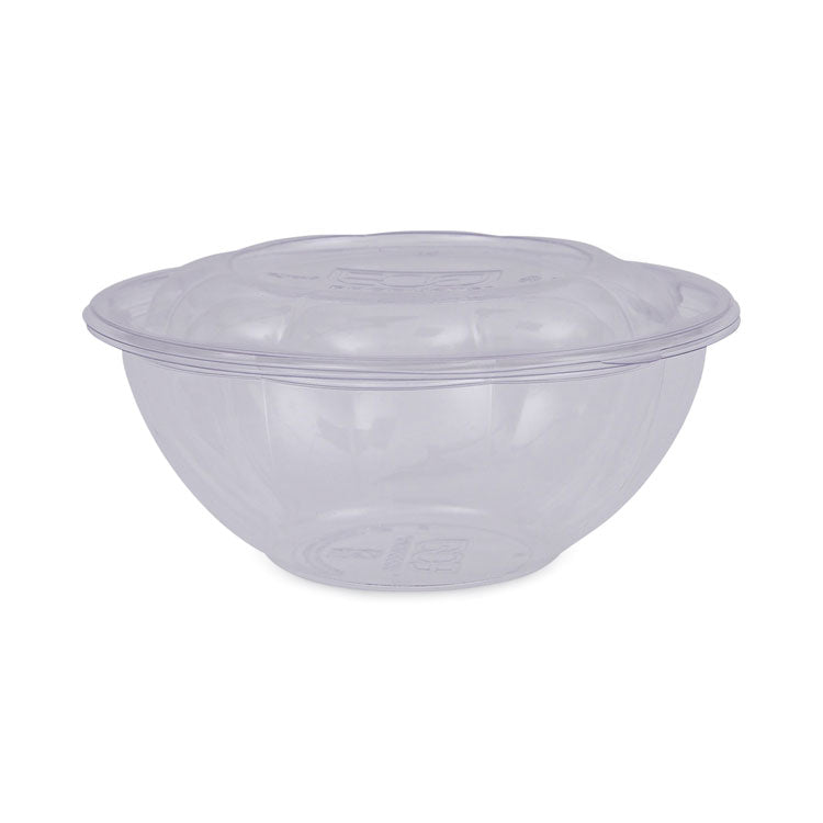 Eco-Products - Renewable and Compostable Salad Bowls with Lids, 24 oz, Clear, Plastic, 50/Pack, 3 Packs/Carton