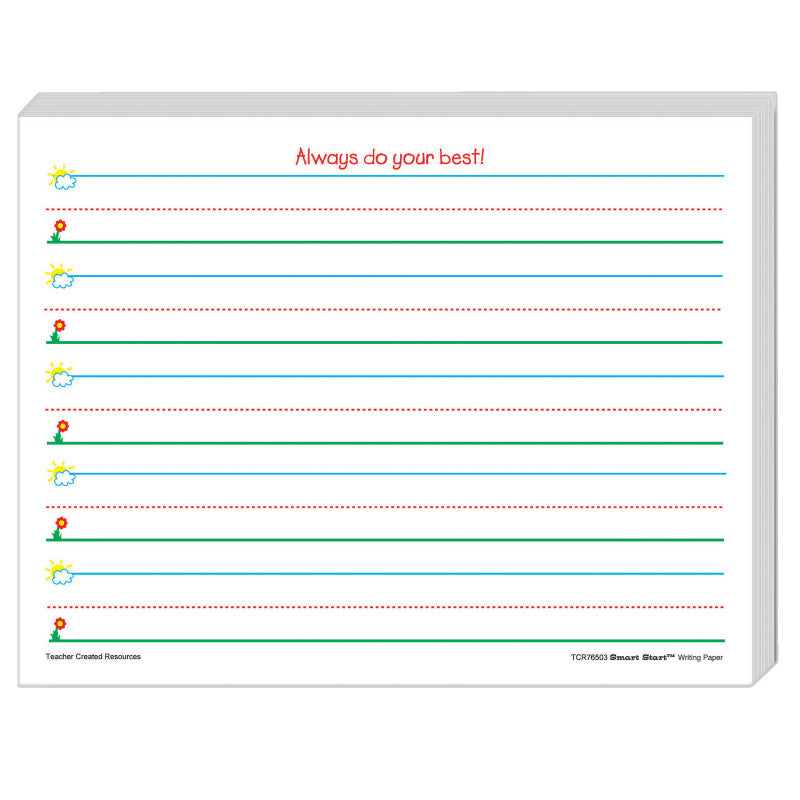 TEACHER CREATED RESOURCES - Smart Start K-1 Writing Paper: 360 Sheets
