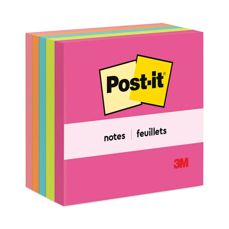 Post-it Notes - Original Pads in Poptimistic Collection Colors, 3" x 3", 100 Sheets/Pad, 5 Pads/Pack