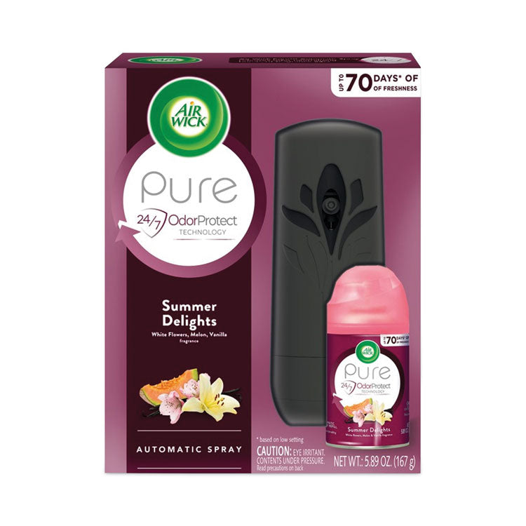 Air Wick - Freshmatic Life Scents Starter Kit, Summer Delights, 5.89 oz Aerosol Spray