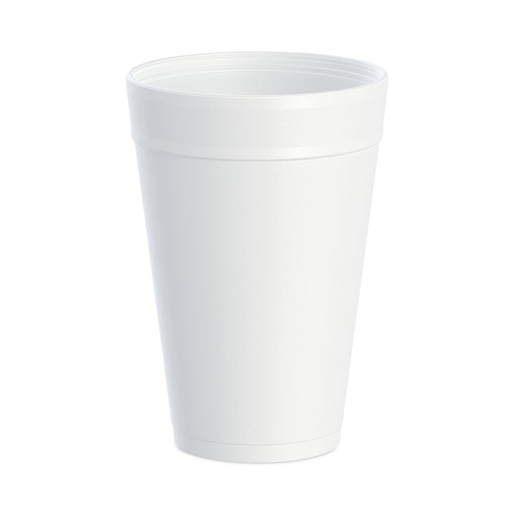 Dart - Foam Drink Cups, 32 oz, White, 25/Bag, 20 Bags/Carton