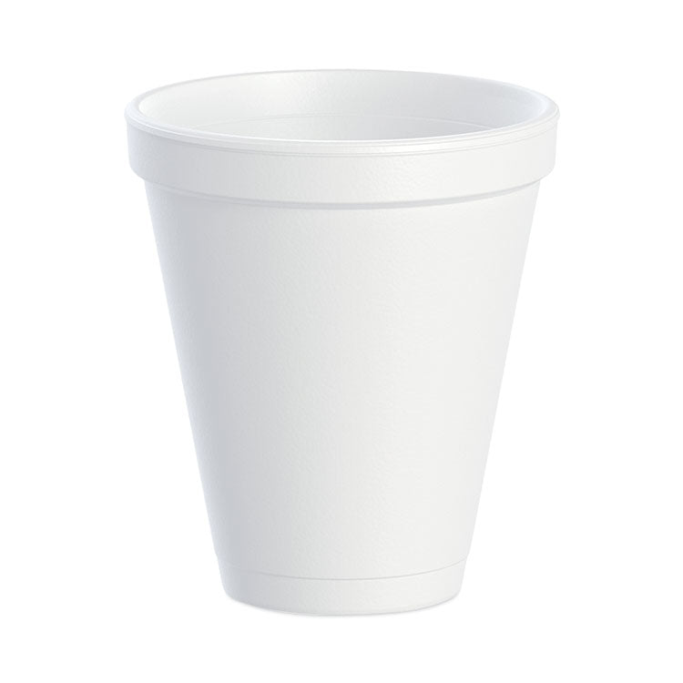 Dart - Foam Drink Cups, 12 oz, White, 1,000/Carton
