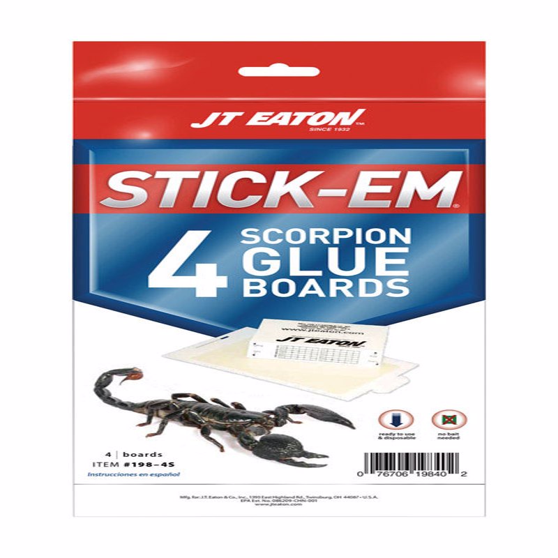 JT EATON - JT Eaton Stick-Em Glue Board 4 pk - Case of 24