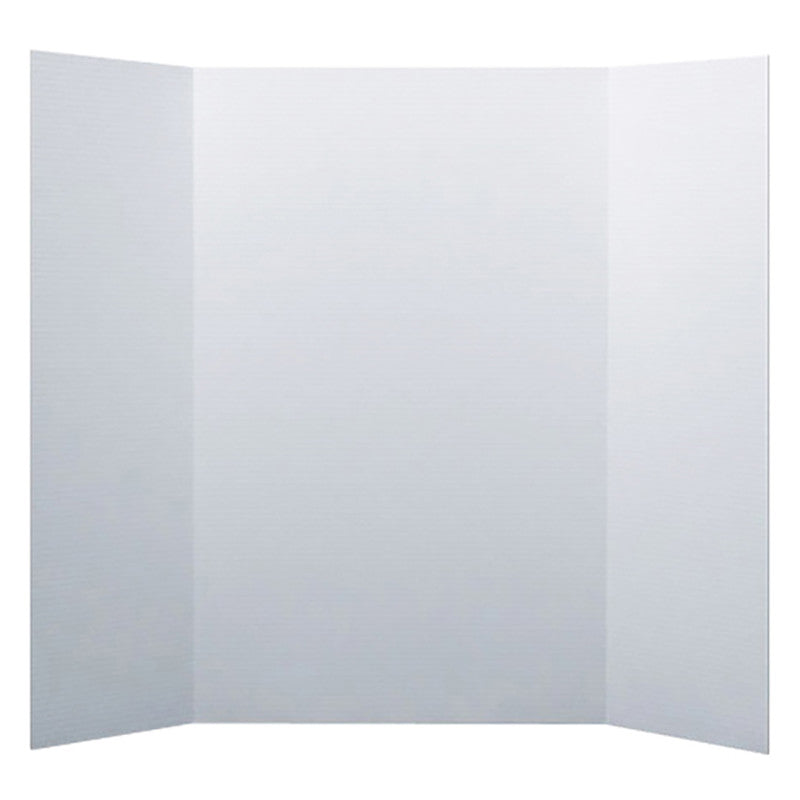 FLIPSIDE PRODUCTS - Corrugated Project Board, 1-Ply, 36" x 48", White, Box of 24