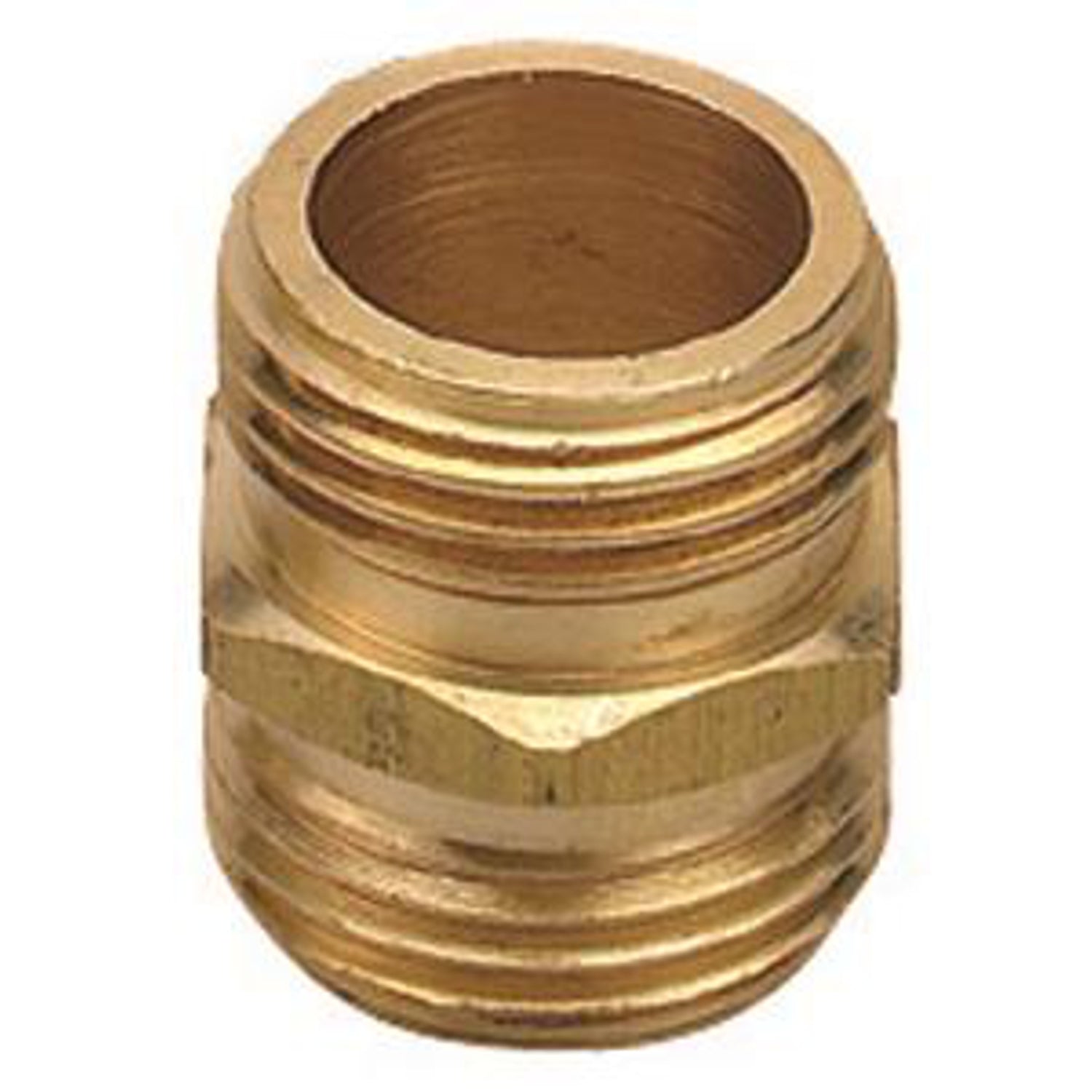 Orbit 3/4 in. Brass Threaded Double Male Hose Connector - Case of 12