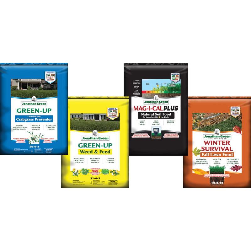 JONATHAN GREEN - Jonathan Green New American Lawn Annual Program Lawn Fertilizer For All Grasses 15000 sq ft [10901]