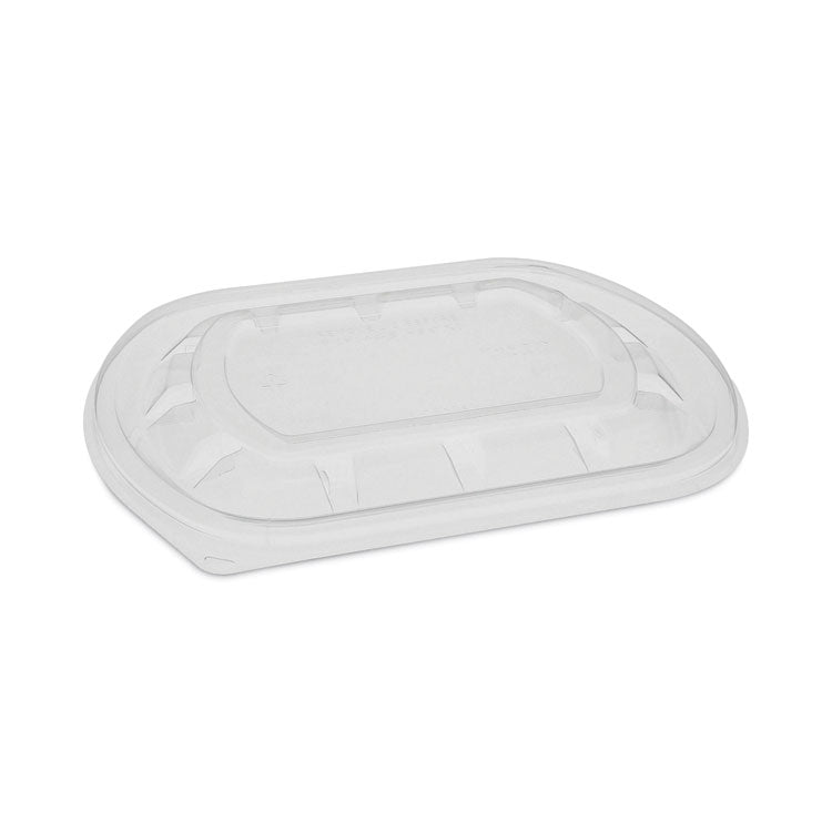 Pactiv Evergreen - ClearView MealMaster Lid with Fog Gard Coating, Medium Flat Lid, 8.13 x 6.5 x 0.38, Clear, Plastic, 252/Carton