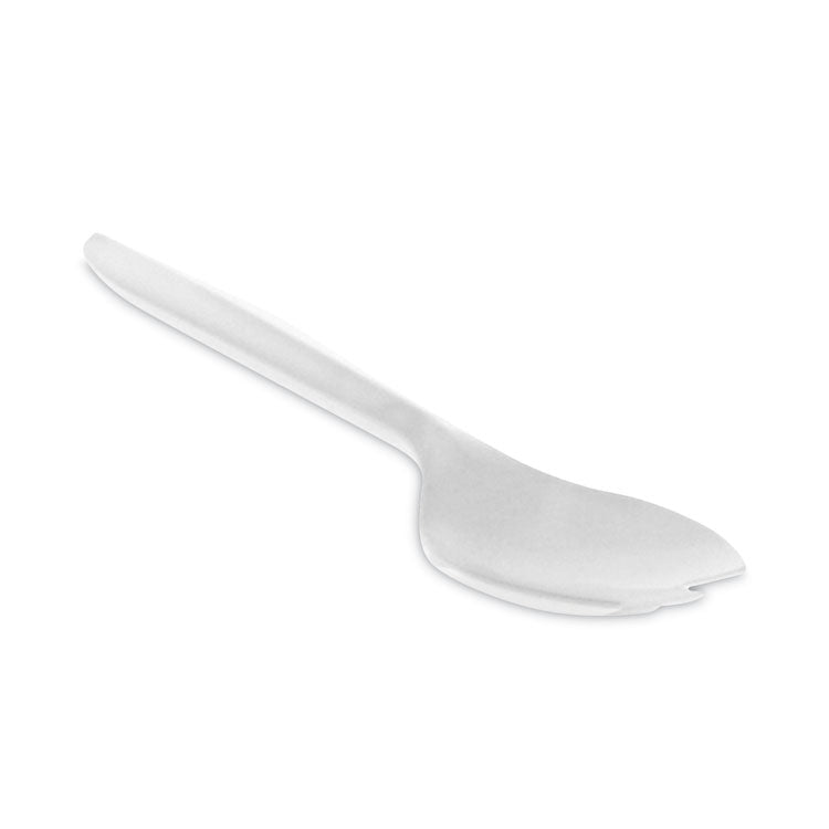 Pactiv Evergreen - Fieldware Cutlery, Spork, Mediumweight, White, 1,000/Carton