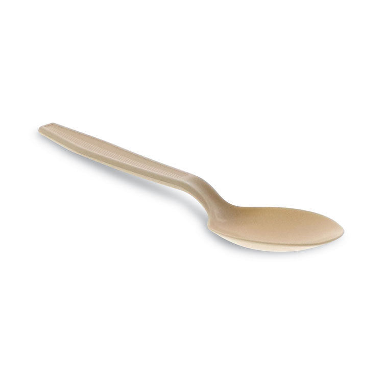 Pactiv Evergreen - EarthChoice PSM Cutlery, Heavyweight, Spoon, 5.88", Tan, 1,000/Carton