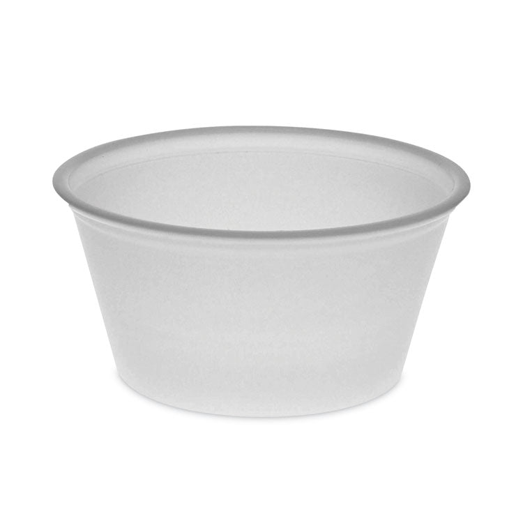 Pactiv Evergreen - Plastic Portion Cup, 2 oz, Translucent, 200/Bag, 12 Bags/Carton