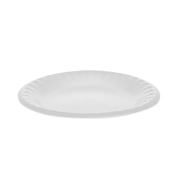 Pactiv Evergreen - Placesetter Satin Non-Laminated Foam Dinnerware, Plate, 6" dia, White, 1,000/Carton