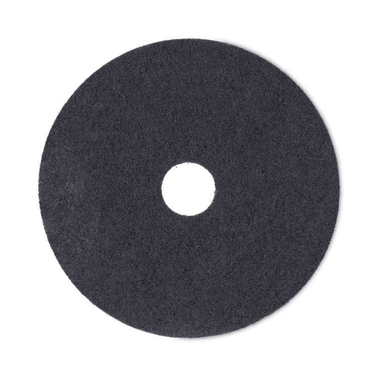 Boardwalk - Stripping Floor Pads, 18" Diameter, Black, 5/Carton