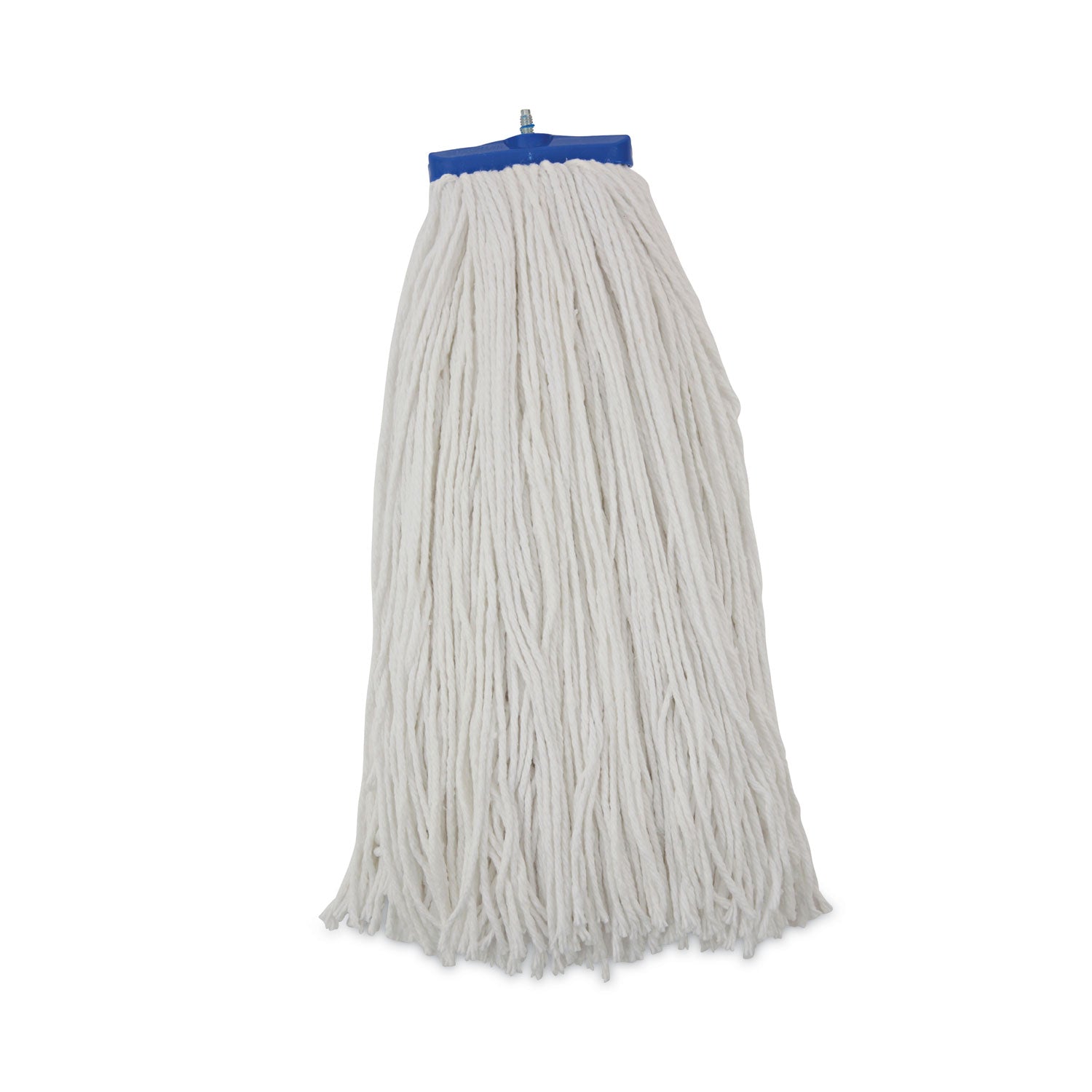 Cut-End Lie-Flat Wet Mop Head, Rayon, 24 oz, White, 12/Carton