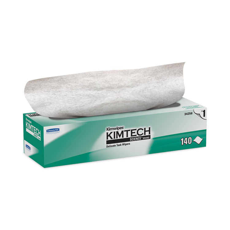Kimtech - Kimwipes Delicate Task Wipers, 1-Ply, 14.7 x 16.6, 144/Box, 15 Boxes/Carton