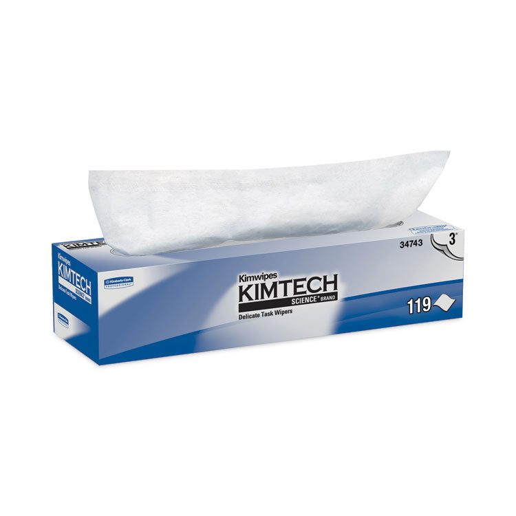 Kimtech - Kimwipes Delicate Task Wipers, 3-Ply, 11.8 x 11.8, 100/Box, 15 Boxes/Carton