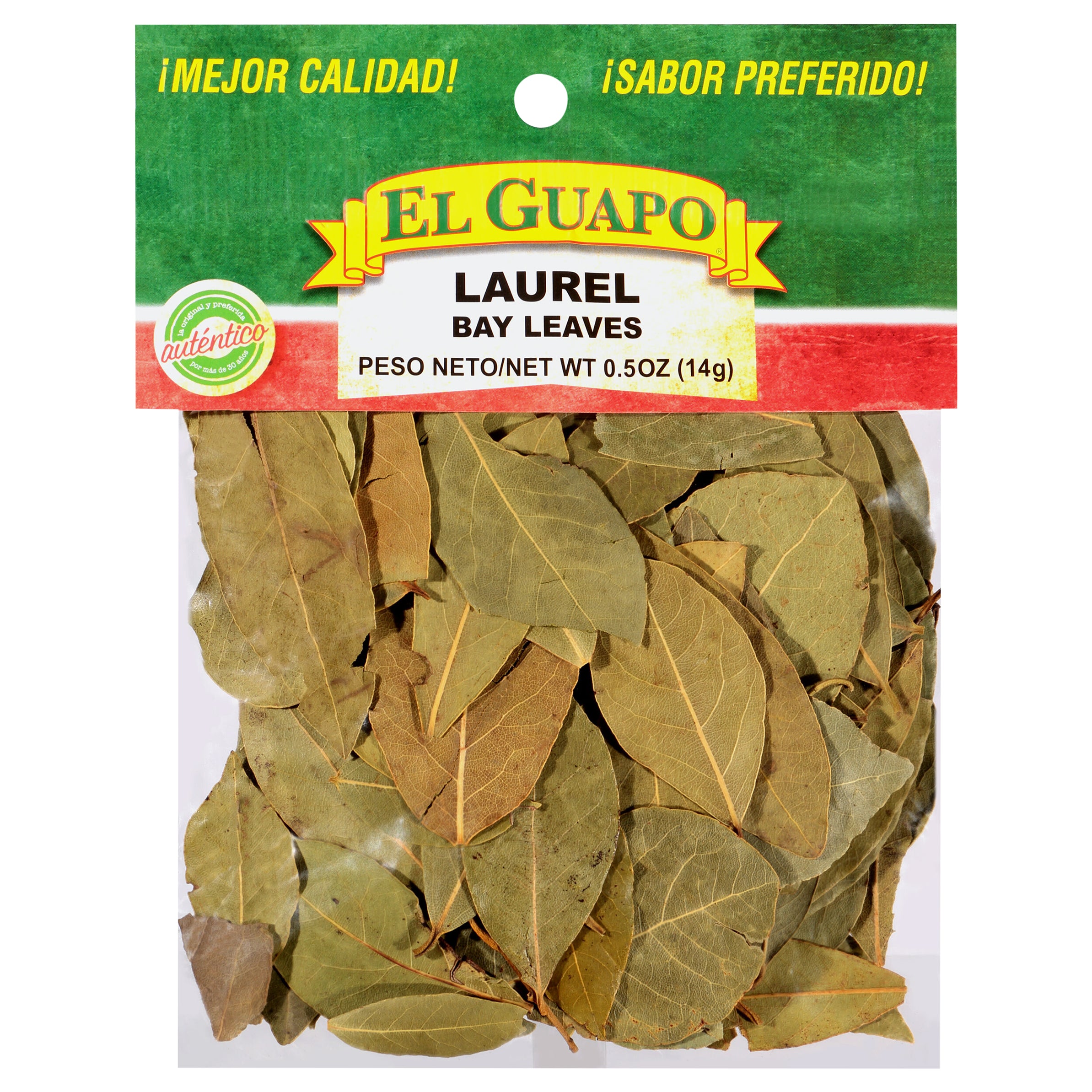 El Guapo Mexican Bay Leaves, 0.5 oz - Case of 12