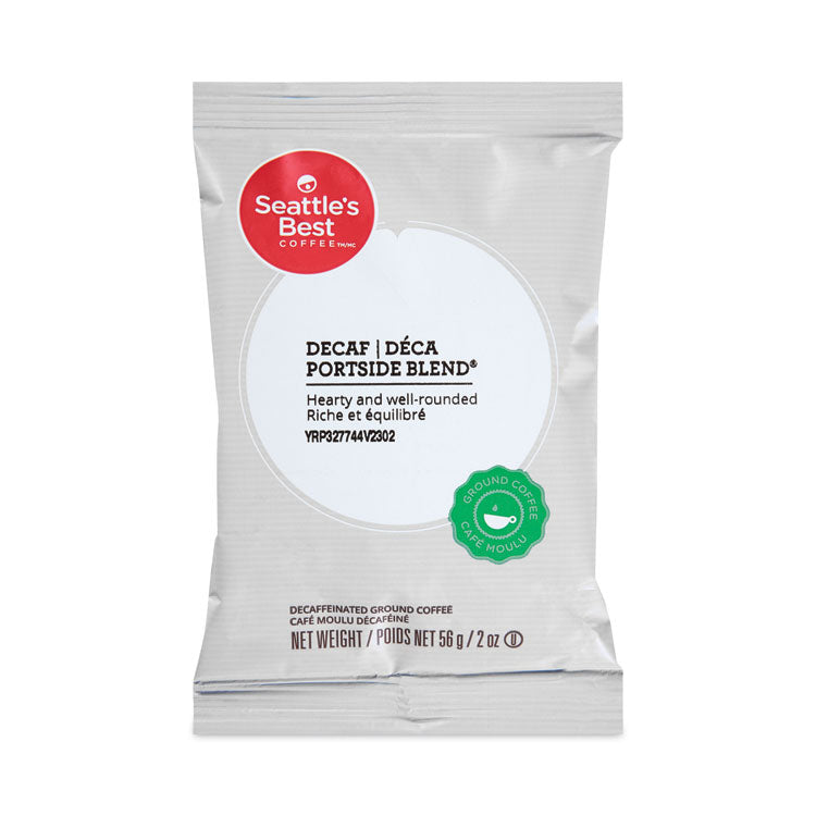 Seattle's Best - Premeasured Coffee Packs, Decaf Portside Blend, 2.6 oz Packet, 72/Carton