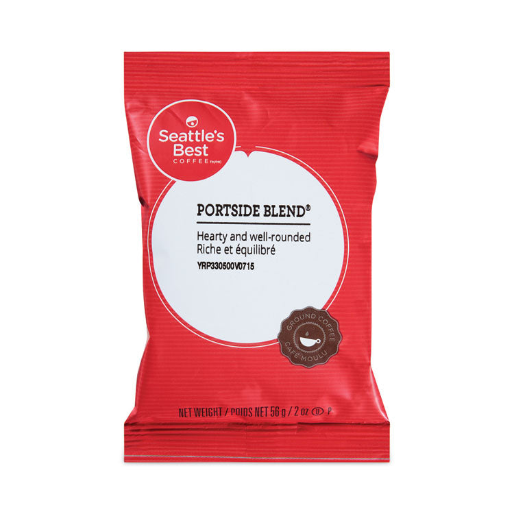 Seattle's Best - Premeasured Coffee Packs, Portside Blend, 2.1 oz Packet, 72/Carton