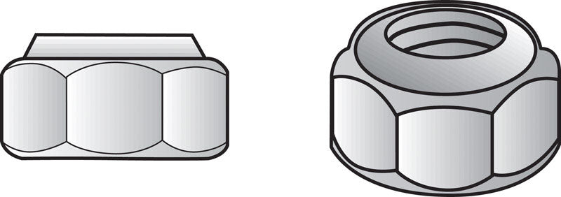 HILLMAN - Hillman #10-32 Zinc-Plated Steel SAE Nut 100 pk
