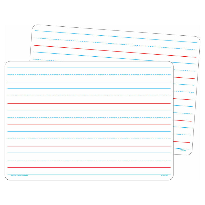 TEACHER CREATED RESOURCES - Double-Sided Writing Dry Erase Boards, Pack of 10