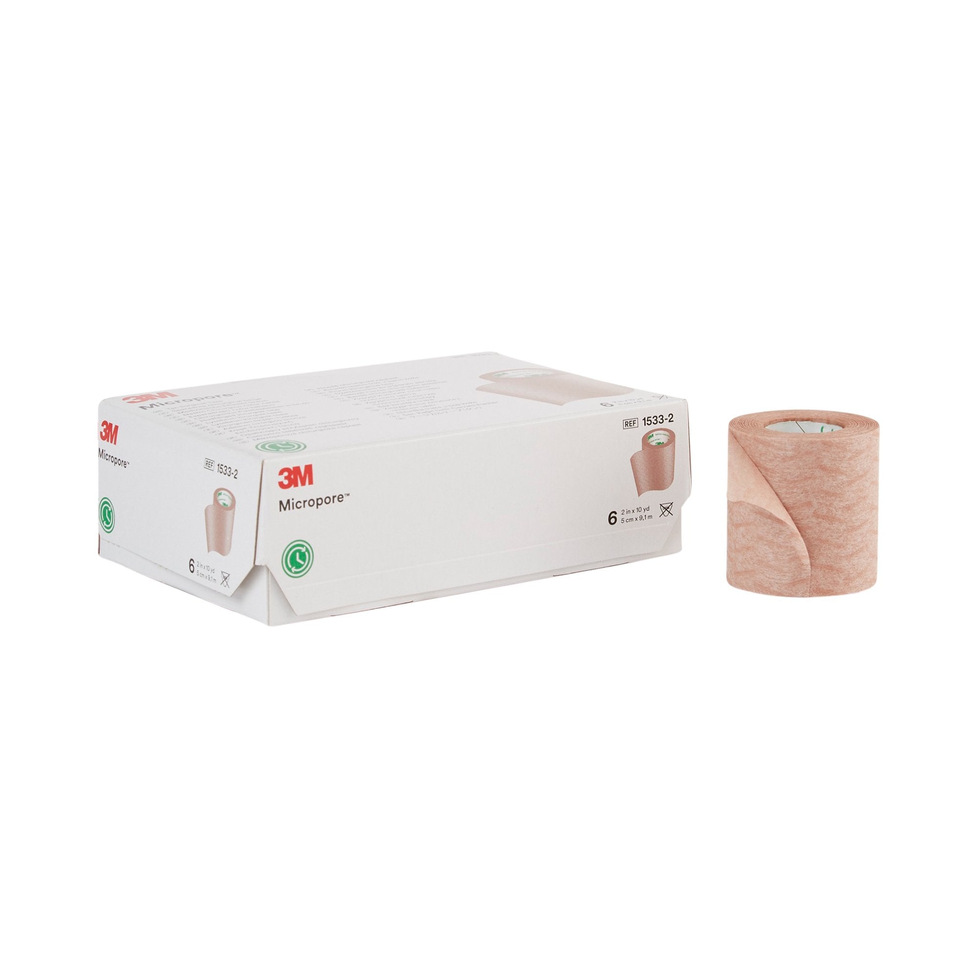 Solventum Corporation - Medical Tape 3M™ Micropore™ Tan 2 Inch X 10 Yard Paper NonSterile [6/BX]