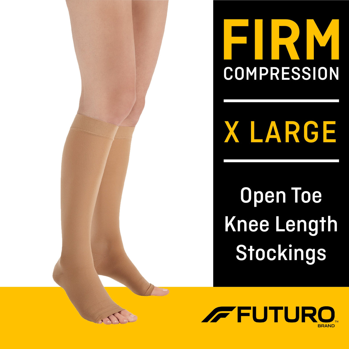3M Company - Compression Stocking 3M™ Futuro™ Knee High X-Large Beige Open Toe [1/EA]
