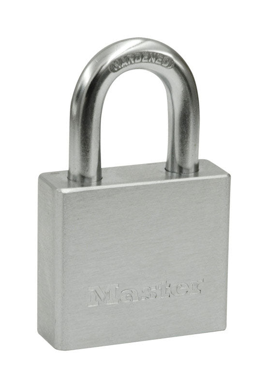 MASTERLOCK - Master Lock 1-13/16 in. H X 13/16 in. W X 2 in. L Steel 5-Pin Cylinder Padlock