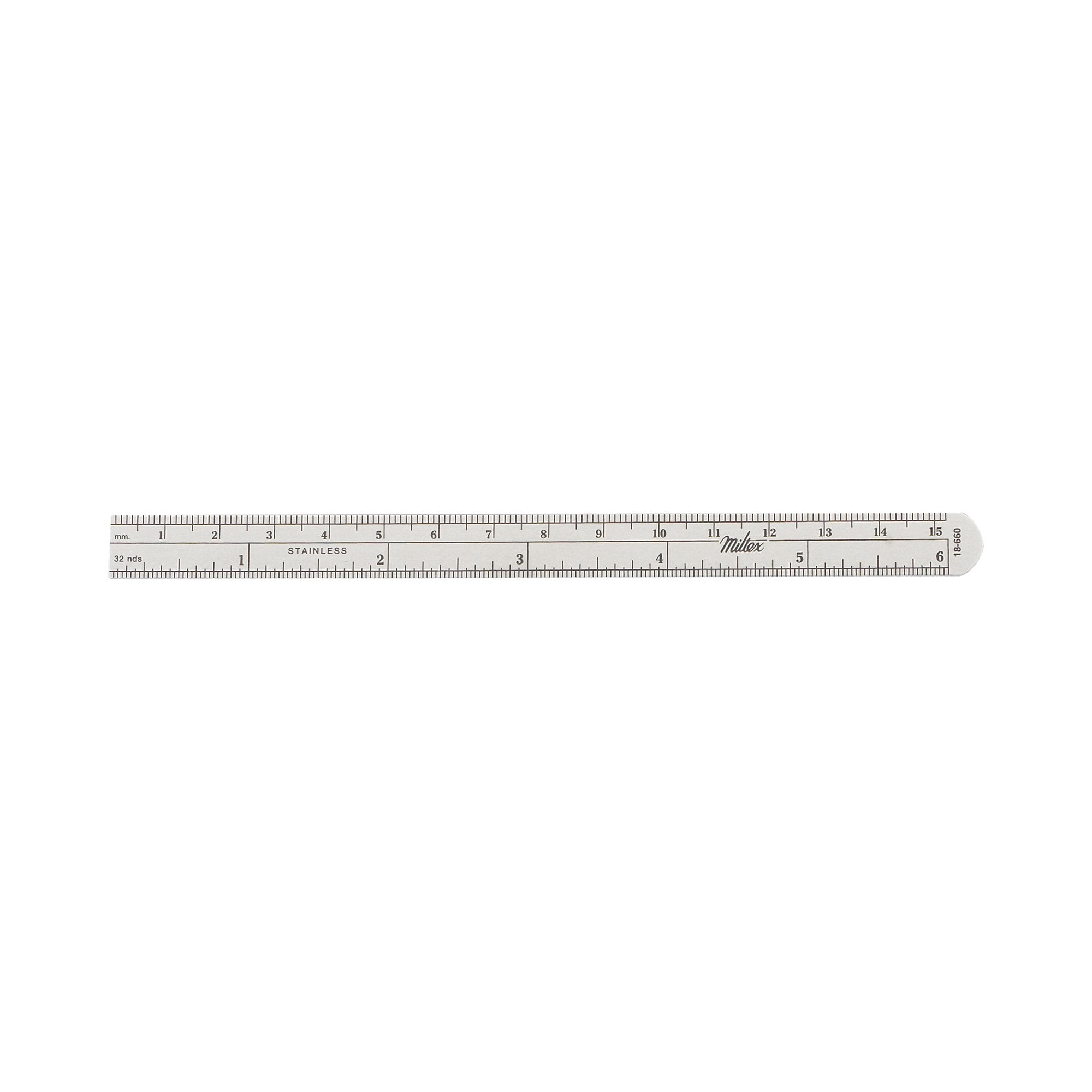 Integra Lifesciences - Ruler Stainless Steel 1/2 X 6 Inch [1/EA]