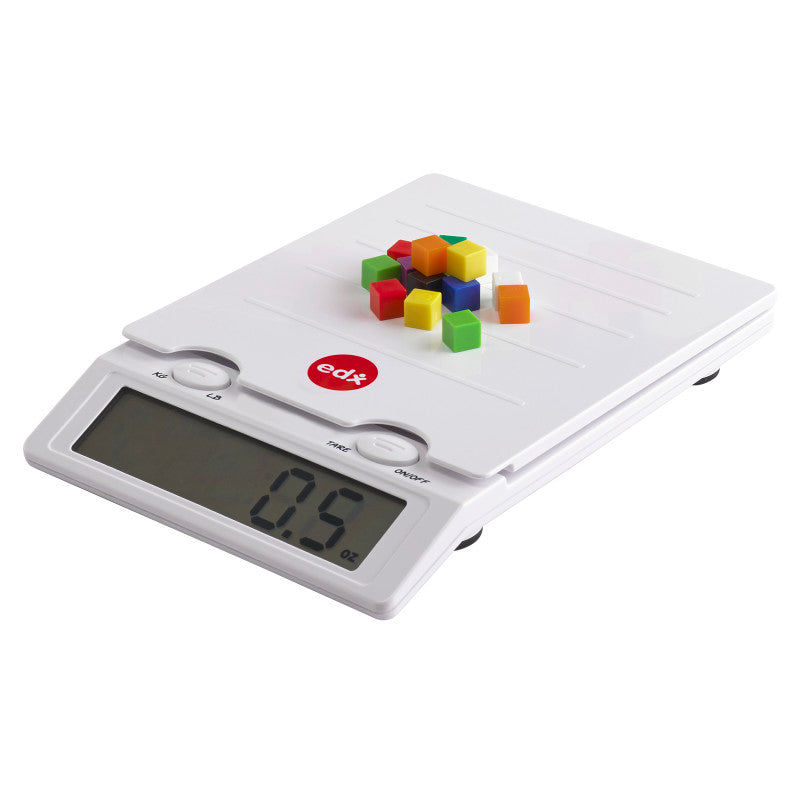 EDXEDUCATION - Digital Scale - Weigh in Pounds, Ounces, Grams, Kilograms - Max Weight of 6.5 lbs