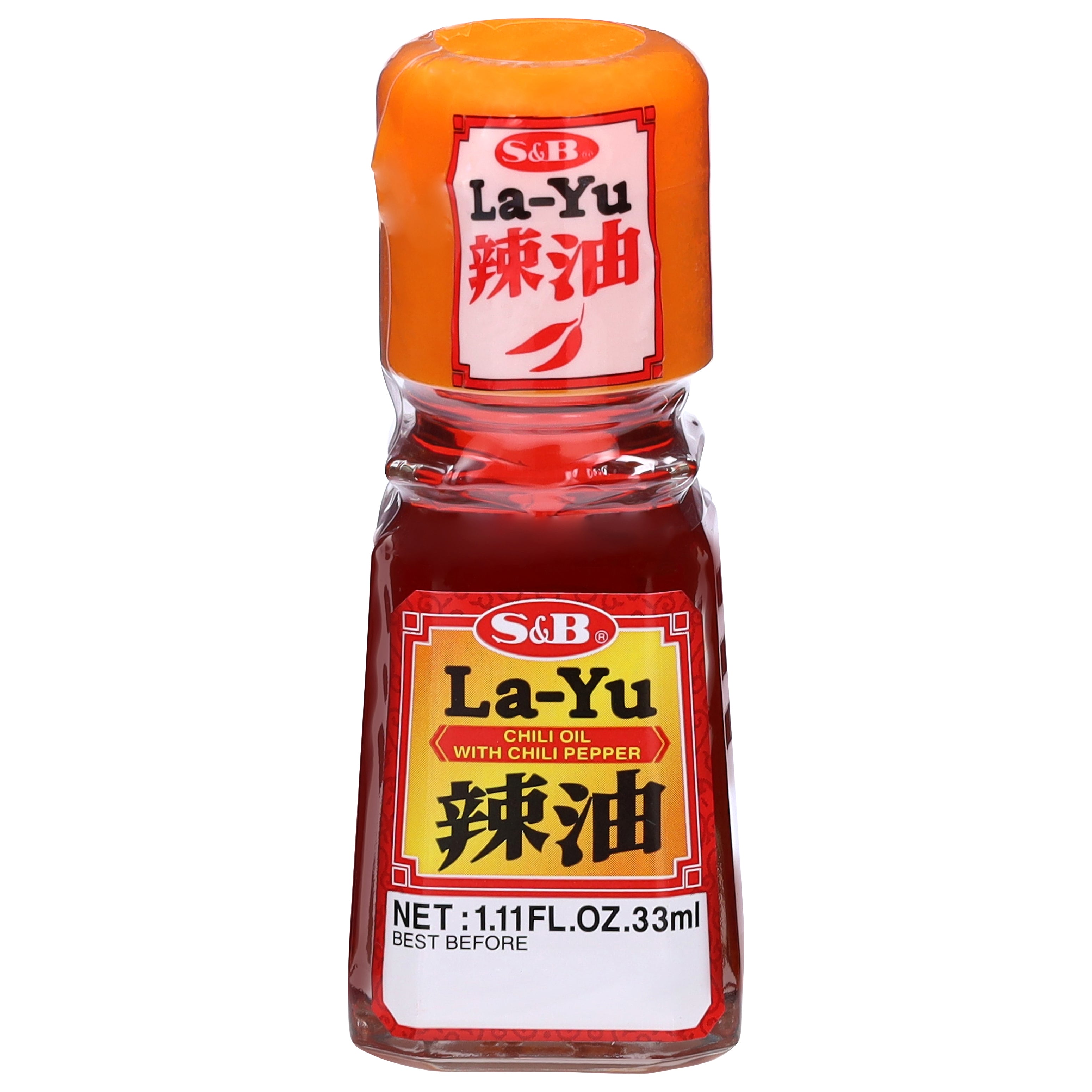 S&B Chili Oil with Chili Pepper 1.11 fl oz - Case of 10