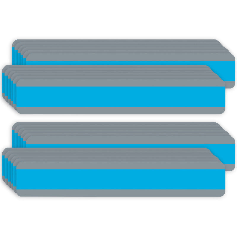 ASHLEY PRODUCTIONS - Double Wide Sentence Strip Reading Guide, 1-1/4" x 7-1/4", Blue, 12 Per Pack, 2 Packs