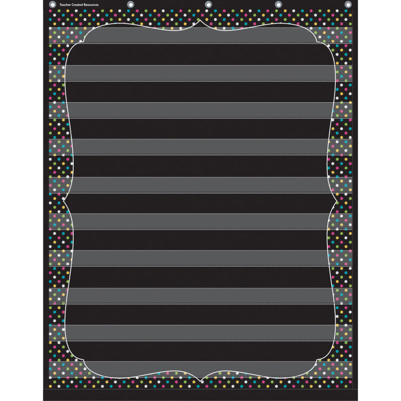 TEACHER CREATED RESOURCES - Chalkboard Brights 10 Pocket Chart