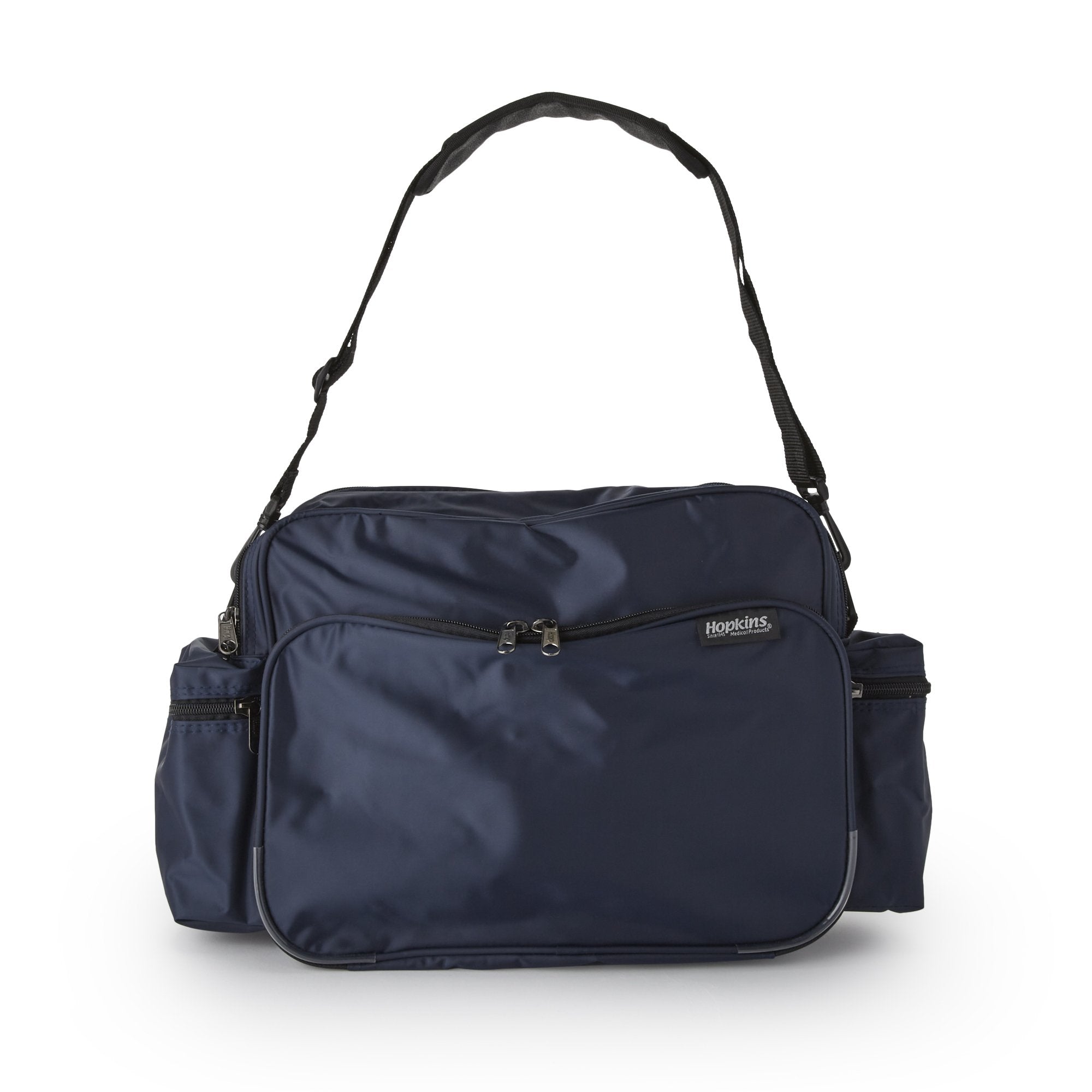 Hopkins Medical Products - Medical Tote Original Home Health Shoulder Bag Navy Blue Nylon 7 X 11 X 14 Inch [1/EA]