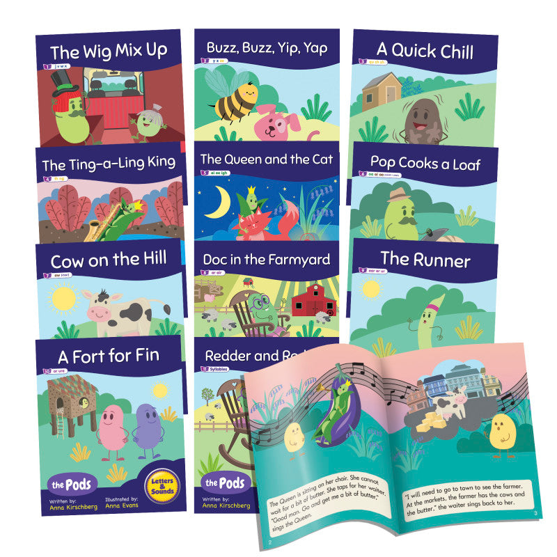 BEANSTALK BOOKS - The Pods Readers – Phase 3, Set of 12