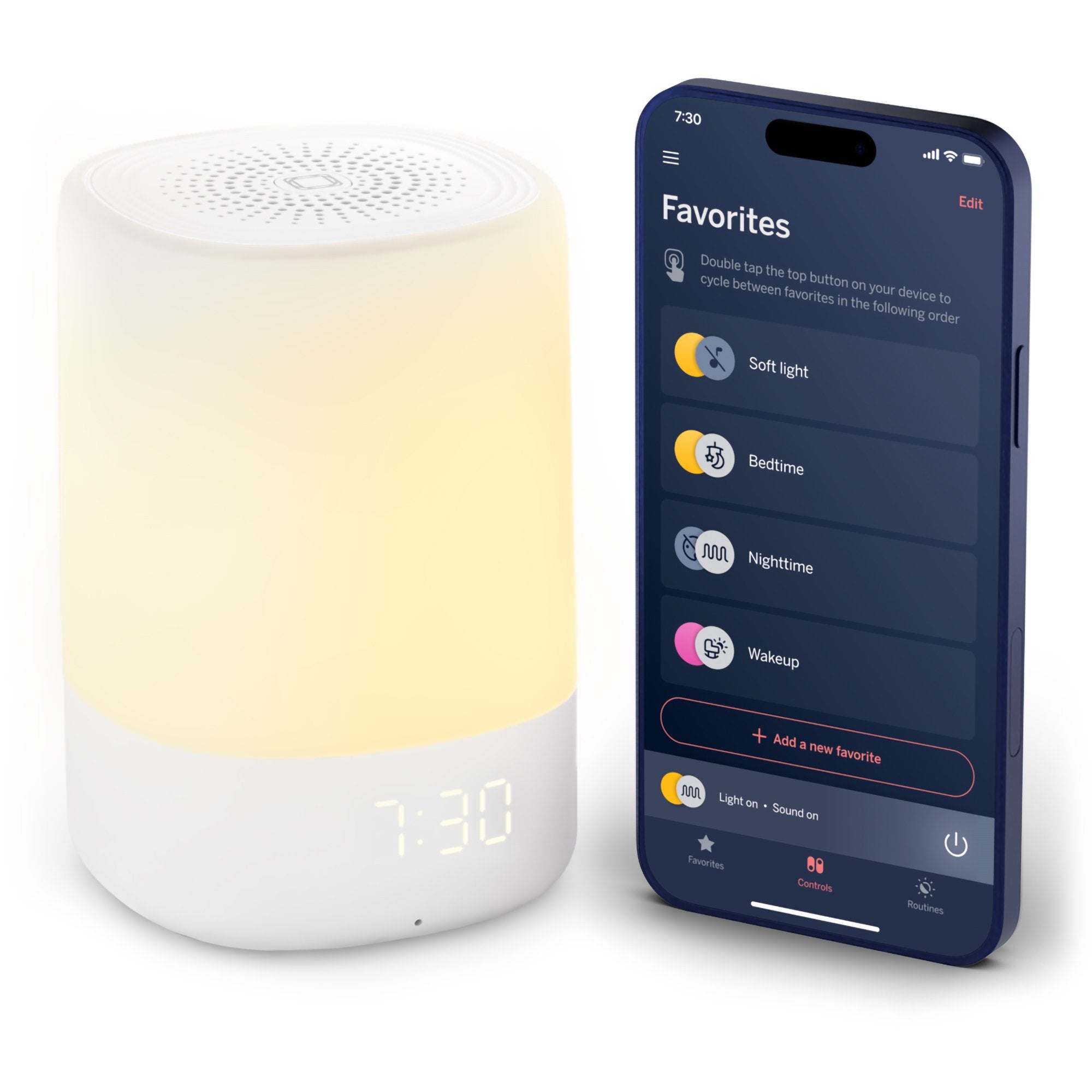 Nanit - Sound Machine with Night Light Nanit 3-1/2 X 3-1/2 X 5-1/4 Inch [1/EA]