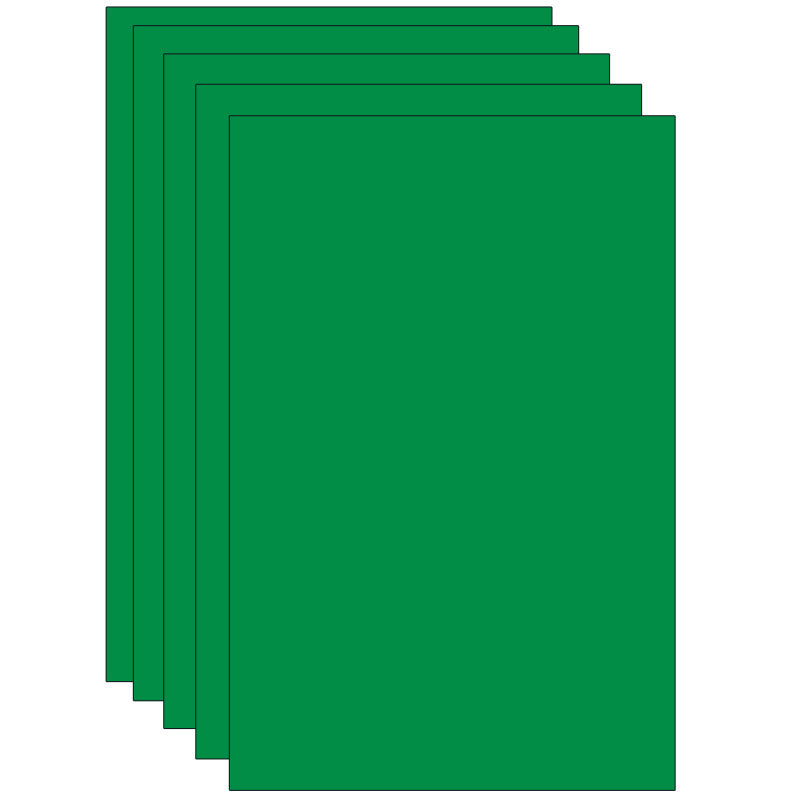 SPECTRA - Deluxe Bleeding Art Tissue, Apple Green, 20" x 30", 24 Sheets Per Pack, 5 Packs