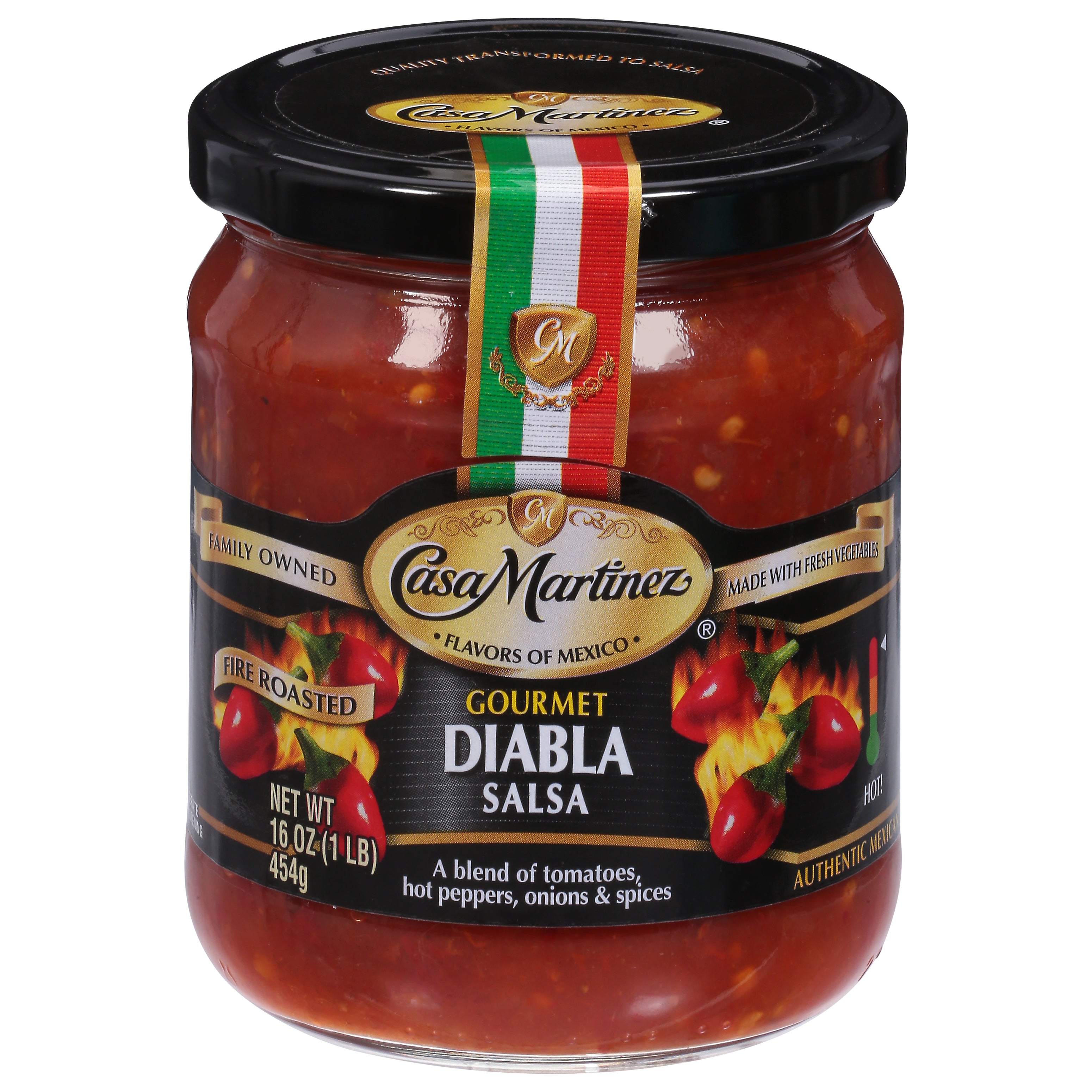 Casa Martinez Diabla Gourmet Diabla Salsa 16 oz - Case of 6