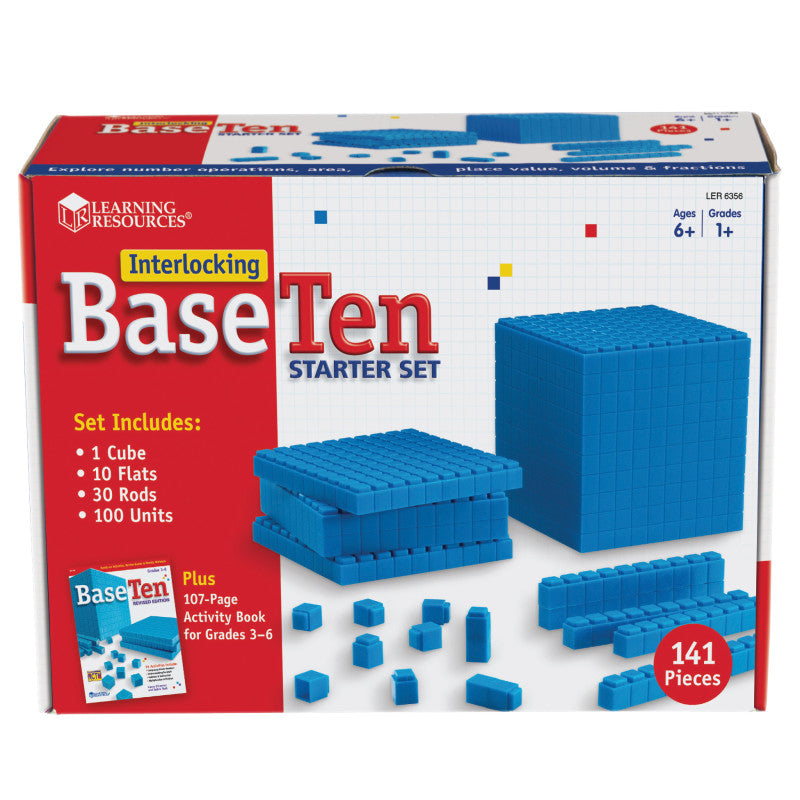LEARNING RESOURCES - Interlocking Base Ten: Starter Set