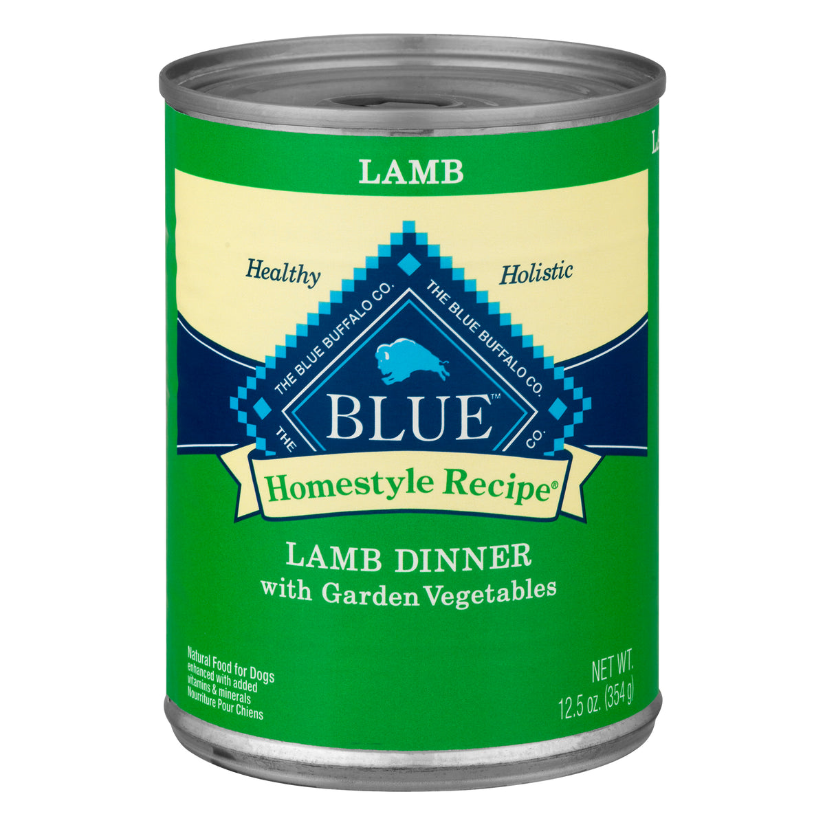 Blue Buffalo Blue Homestyle Recipe Natural Lamb Dinner Food for Dogs 12.5 oz - Case of 12