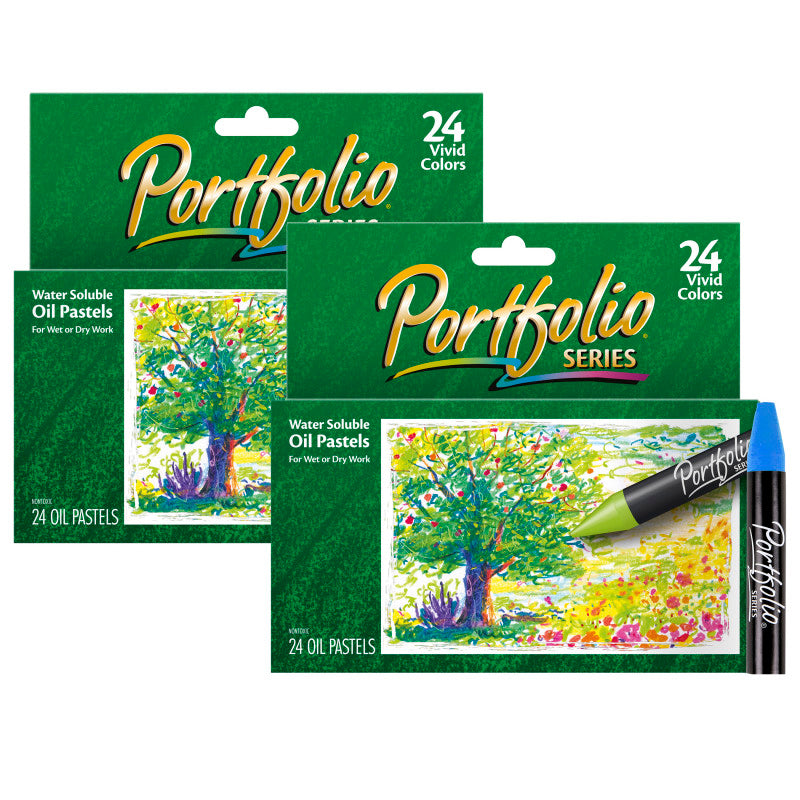 Portfolio Series Oil Pastels 24 Per Box, 2 Boxes