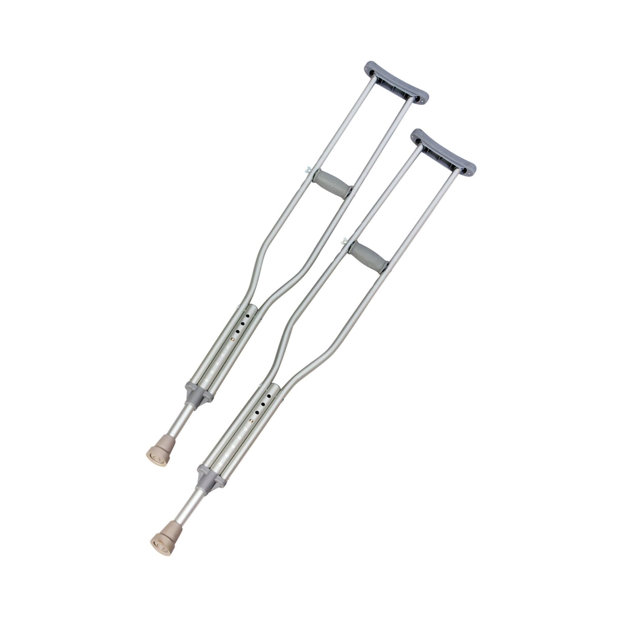 S2S Global - Underarm Crutches PremierPro™ Adult 5 Foot 1 Inch to 5 Foot 8 Inch User Height Aluminum Frame 300 lbs. Weight Capacity [1/PR]