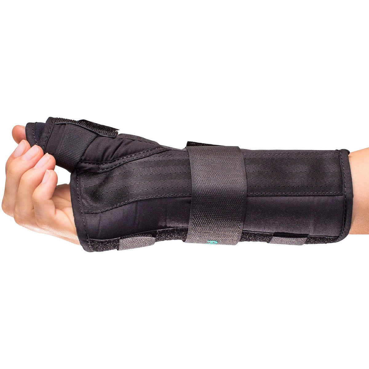 Bird & Cronin - Wrist Brace with Thumb Spica Premier® Aluminium / Foam / Nylon / Plastic / Polyester Right Hand Black Medium [1/EA]