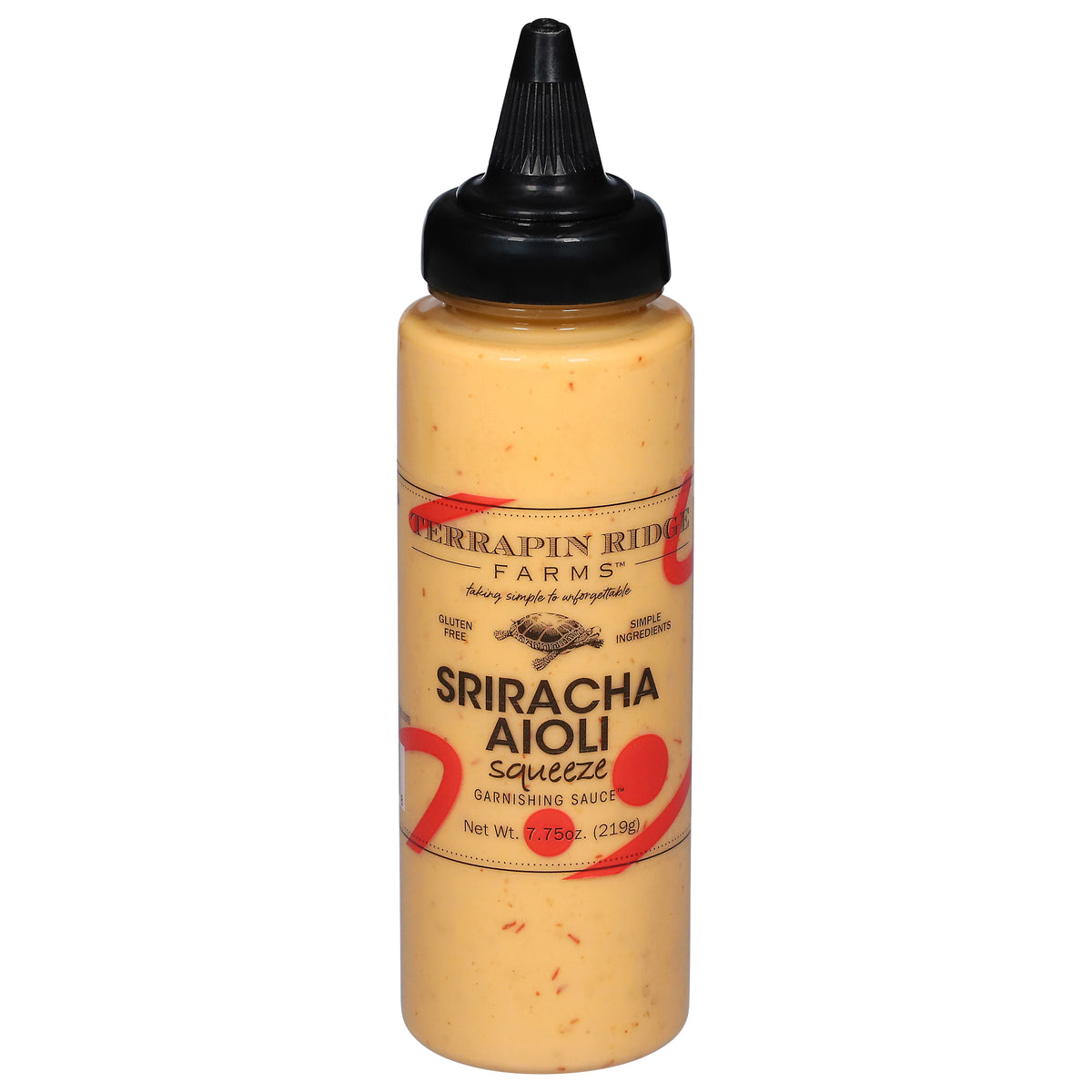 Terrapin Ridge Farms Squeeze Srirarcha Aioli Garnishing Sauce 7.75 oz - Case of 6