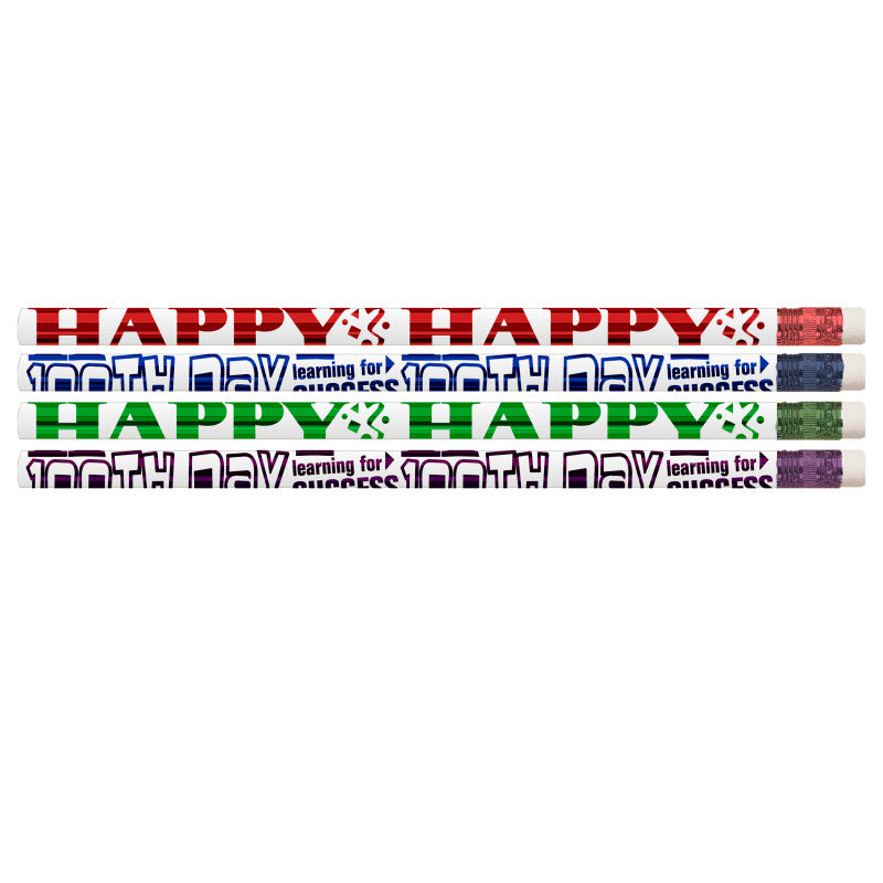 MUSGRAVE PENCIL COMPANY - Happy 100th Day Pencils, Box of 144