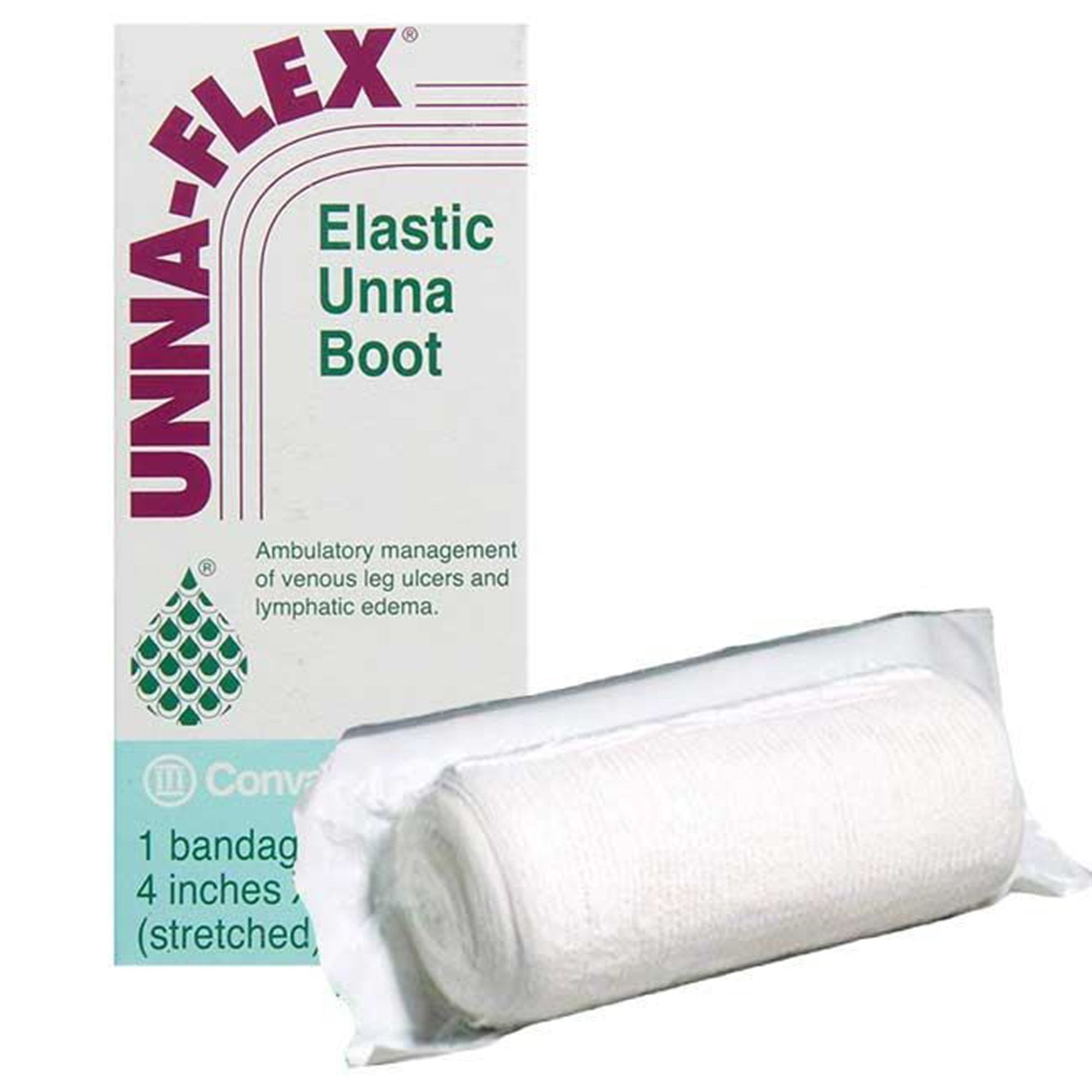 ConvaTec - Unna Boot Stretch Unna-Flex® Zinc Oxide 4 Inch X 10 Yard [12/BX]