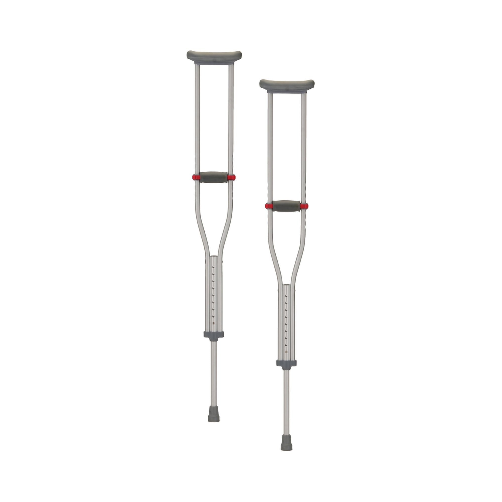 Nova Ortho-Med - Underarm Crutches Quick Adjust Tall Adult 5 Foot 10 Inch to 6 Foot 6 Inch User Height Aluminum Frame 300 lbs. Weight Capacity [1/EA]